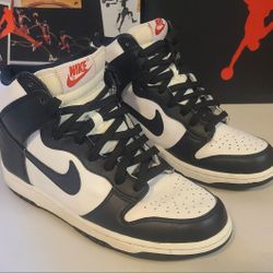 Nike Dunk High Panda Black White GS Sneakers Shoes DB2179-103 Size 7 Youth 