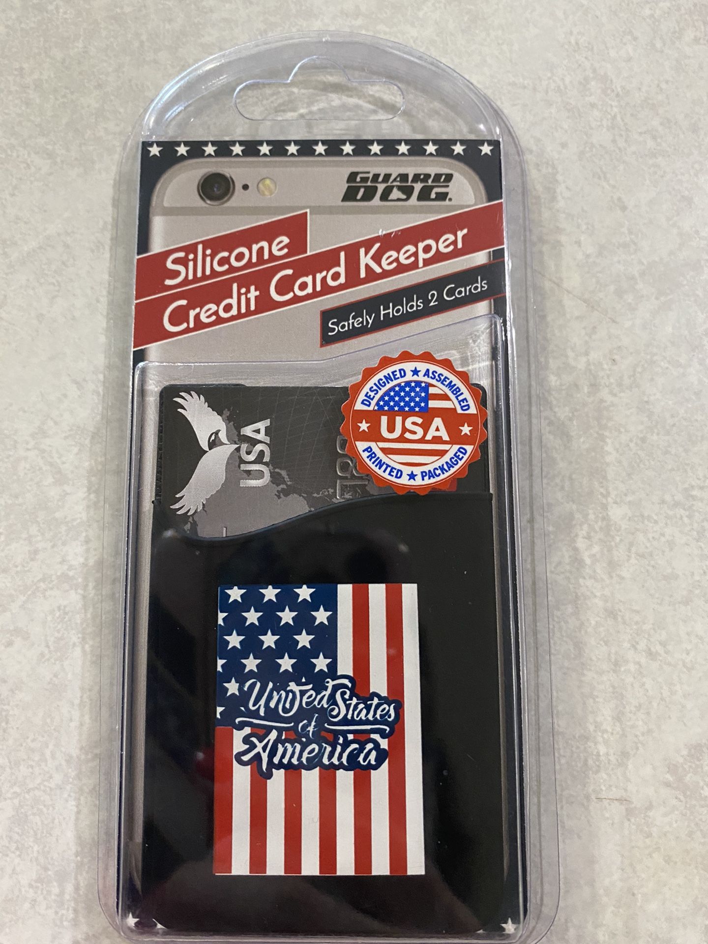 Phone credit card keeper