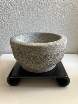 Granite Mortar Unpolished 8.5×4.5" HEAVY