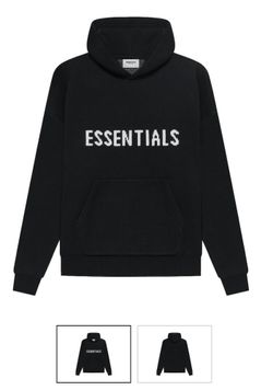 Fear of God Essentials Knit Pullover Hoodie (SS21) Black