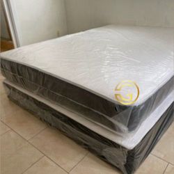 NEW Mattress Queen Size Regular With Box Spring // Offer  🚚
