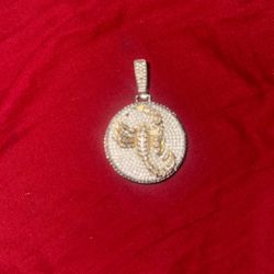 Moissanite Charm 