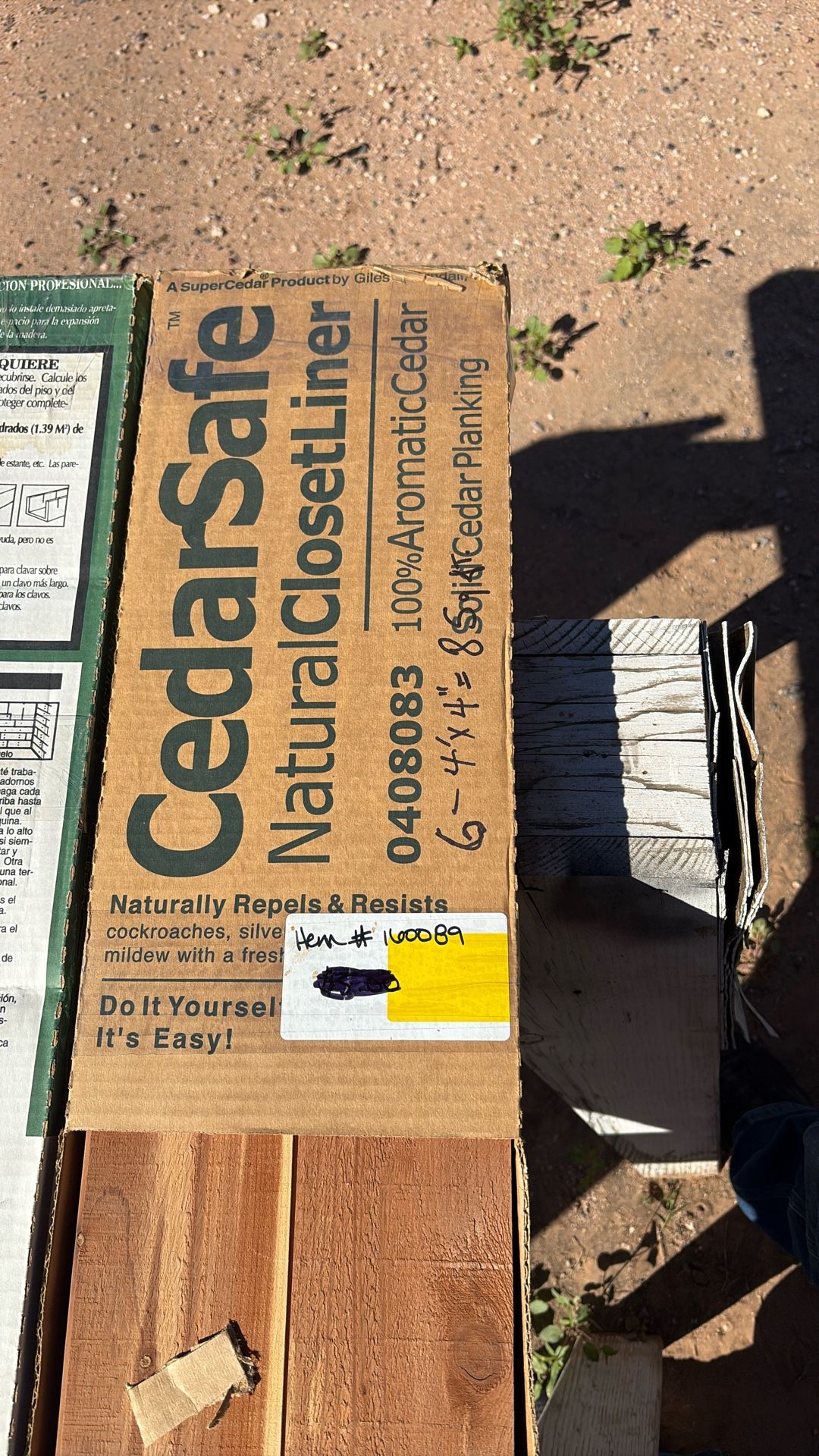 AROMATIC CEDAR CLOSET LINER