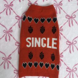 valentines pet outfit 