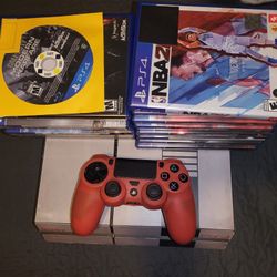 Ps4 With 1  Controller With 18 Games $220