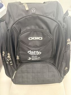 Black Ogio Backpack with Custom Kaseya/Datto Branding