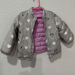Gap Toddler Minnie Mouse Reversible Puffer Jacket for Sale in North Las Vegas NV OfferUp