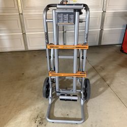 RIDGID Foldable Mobile Miter Saw Stand with Mounting Braces