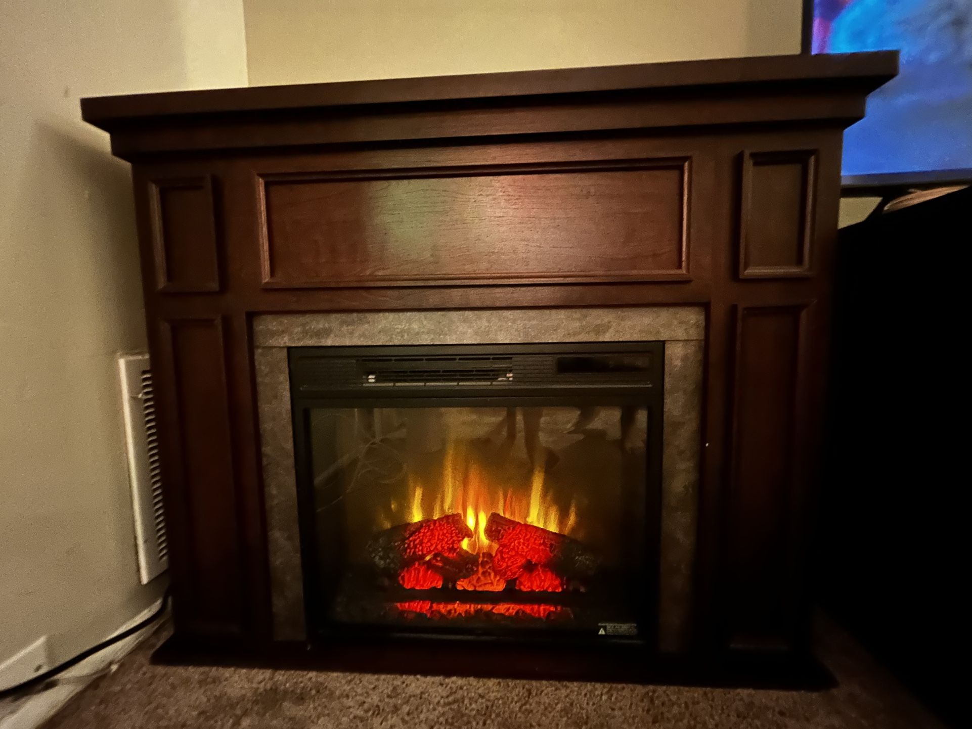 Electric Fireplace Mantle