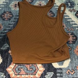Brown top shirt 