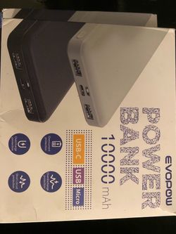 2 Power banks quick charging