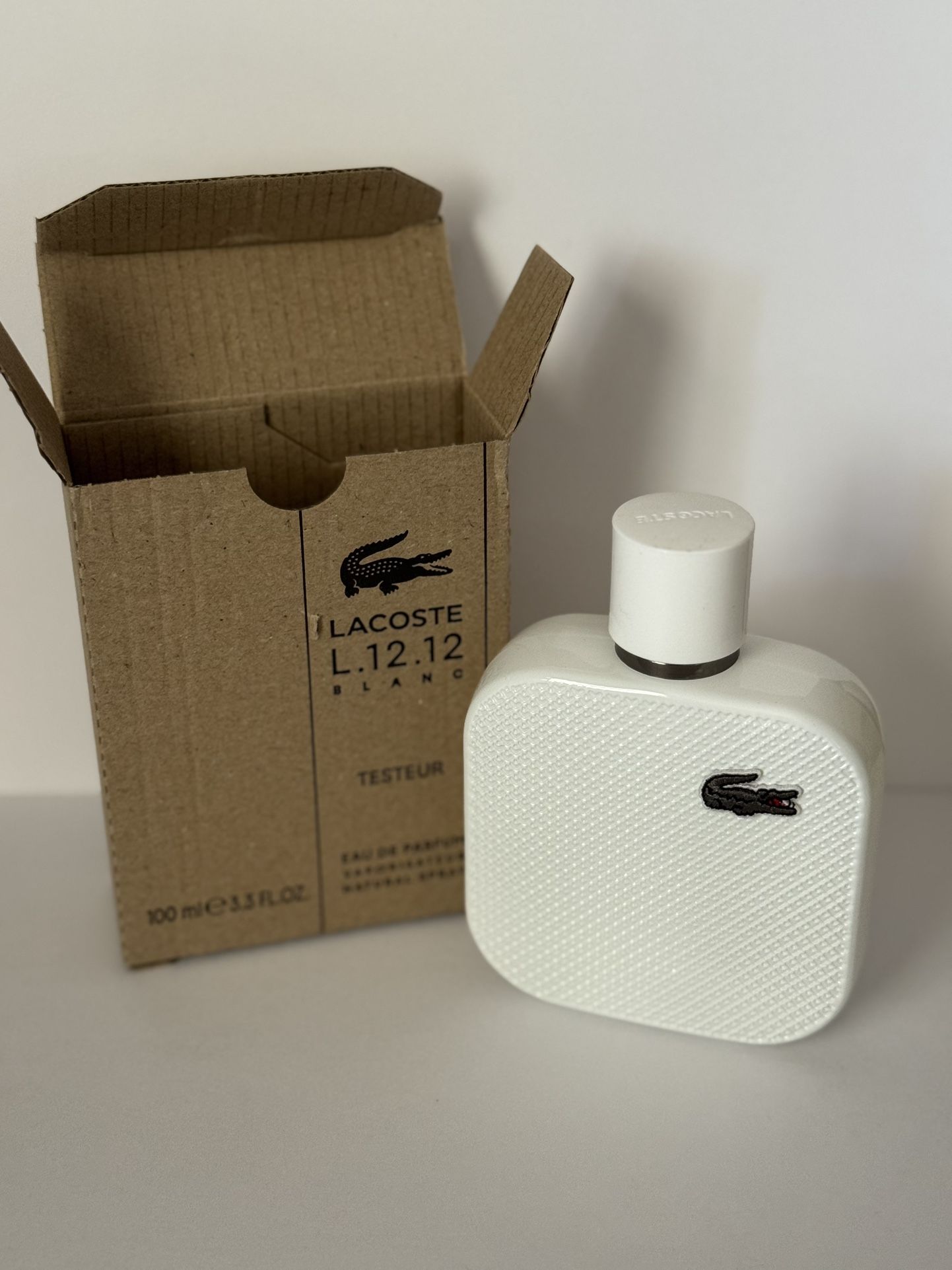 La Coste Blanc Eau De Parfume - 3.3 OZ Tester New.