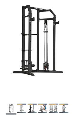 Brand new squat cage with pulley system