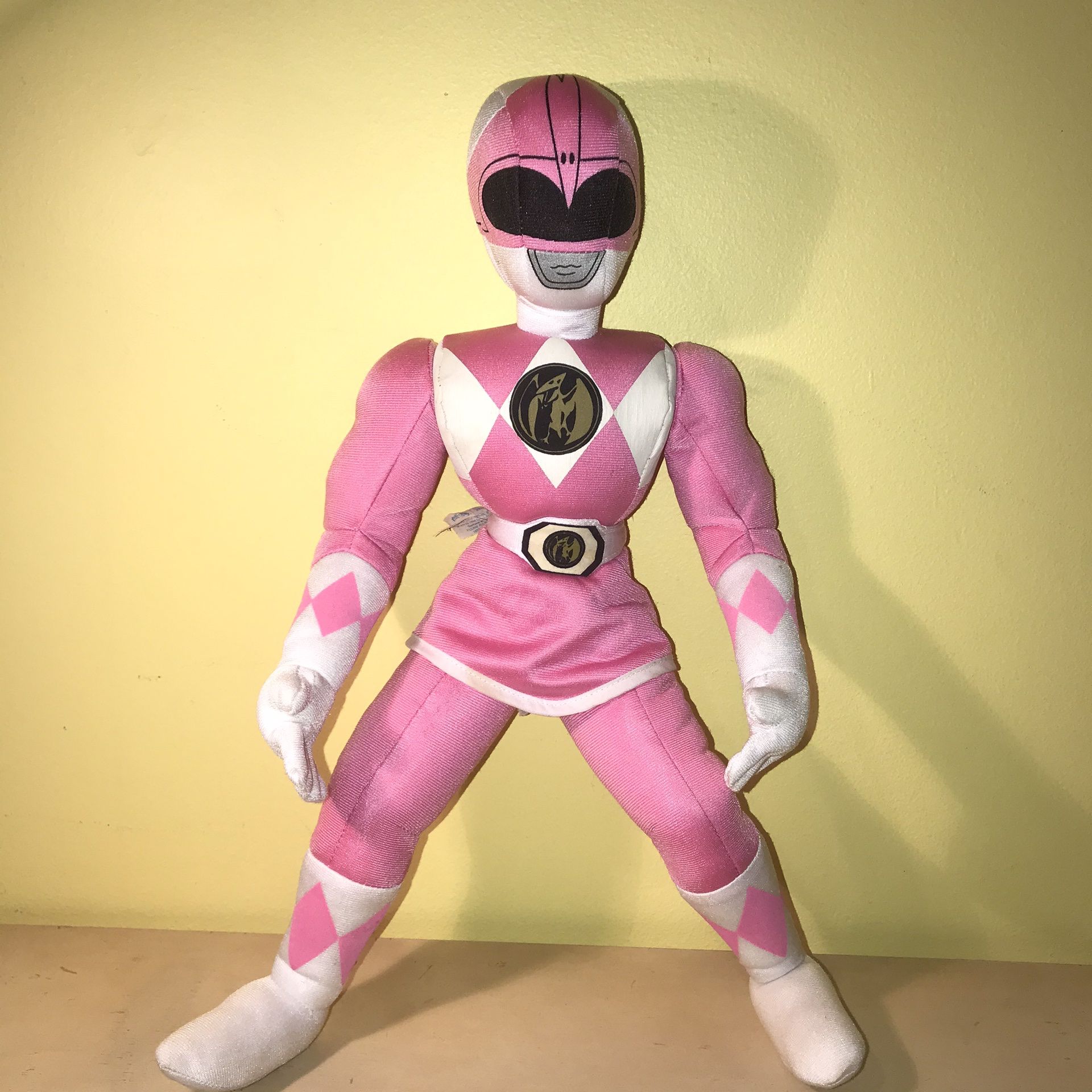 Vintage 1994 Pink Ranger 17” Plush Toy