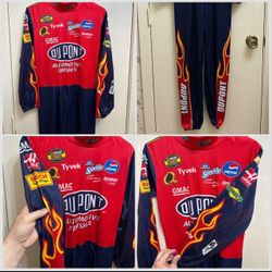 Jeff Gordon NASCAR Racing Suit Halloween Costume / Pajama Onesie KIDS Size Large.