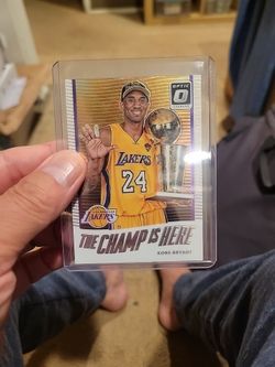 2017 Mint Kobe Bryant Donruss Optic "The Champ Is Here" Card