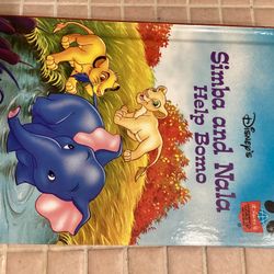 Simba And Nala Help Bomo, Children's Book, Baby Book