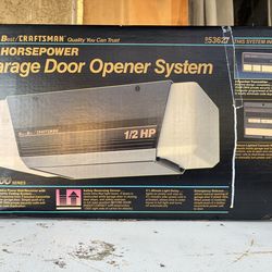 Sears Best_ Craftsman quality you can trust  — 1/2 Horsepower / Garage Door Opener System