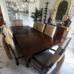 Dining Table With Buffet 