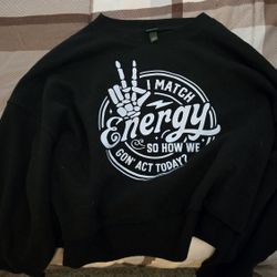 Black Wild Fable Sweatshirt Size L