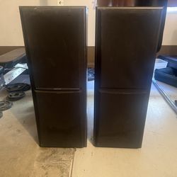 Two Used, Good Condition  Kenwood  Floor Speakers