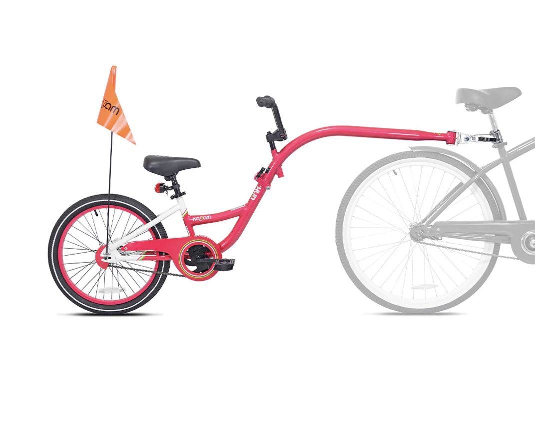 Kids Bicycle - Trailer Attaches To Parents Bicycle