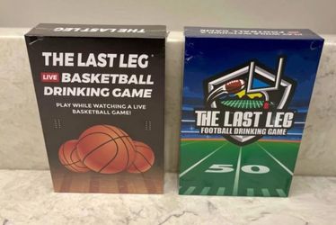 The Last Leg Live Football and Basketball Adult Dr*nking Games, Priced Individually, NEW