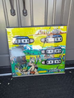 Pinball Little Chief glass