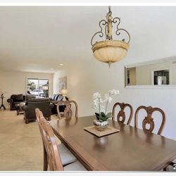 Dining Table With Six Chairs