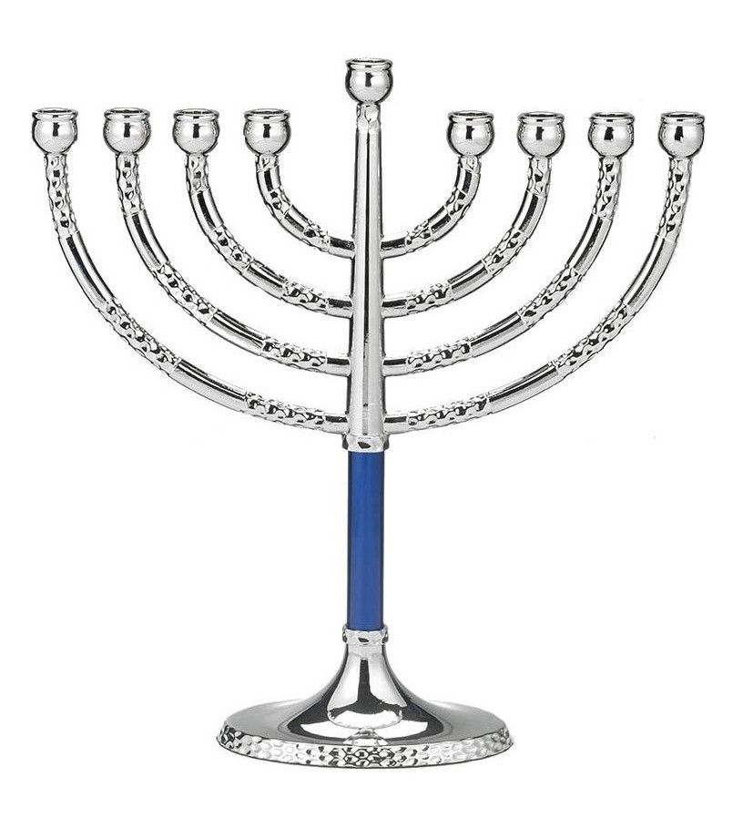 Brand New Candle Hannukah Menorah 9 Branches
