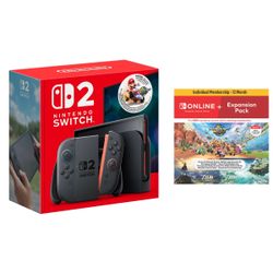 Nintendo Switch 2 + Mario Kart World Bundle + 12 Mo NSO