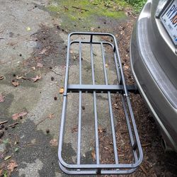 Steel Hitch Cargo Carrier, 500-Lb. Capacity, Black, 53.5in.L x 19.5in.W x 5in.H