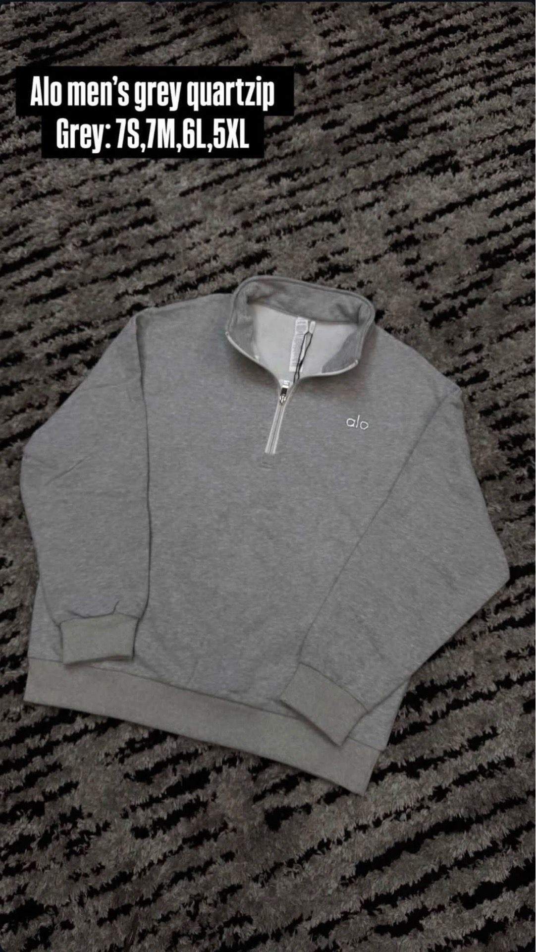 Alo Grey/Black Sweatshirts