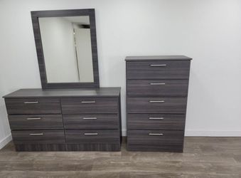 Dresser Whit Mirror And Chest  - Cómoda Con Espejo Y Gavetero