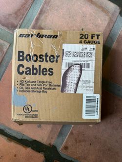 Cartman 20 FT 4 Gauge Booster Cables