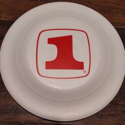 Vintage Seafirst Bank promotional frisbee, plastic, app. 9"