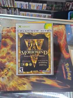 Elder Scrolls III: Morrowind - Game of the Year Edition (Xbox, 2003) CIB w/ Map