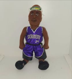 vintage 2003 Sacramento Kings Bobby Jackson promo plush Subway