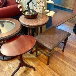 Various Side/end Tables Wood