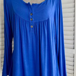 Long Sleeve Blouse, Large 