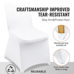 VEVOR Stretch Spandex Folding Chair Covers, Universal Fitted Chair Cover
