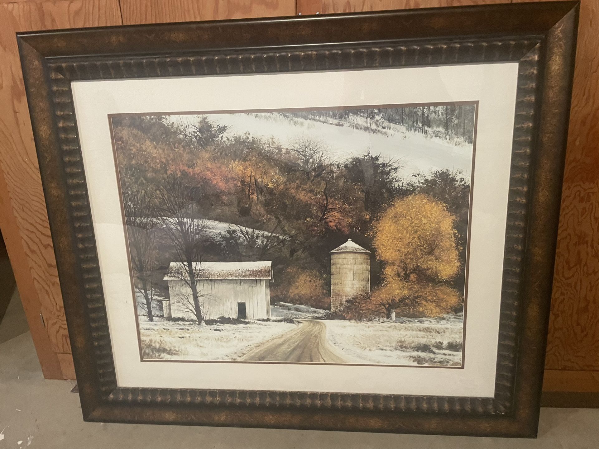Large Framed Barn Art Print