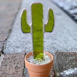 Stained Glass Cactus 