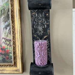 Wall Metal Candle Holder (Set Of 2)