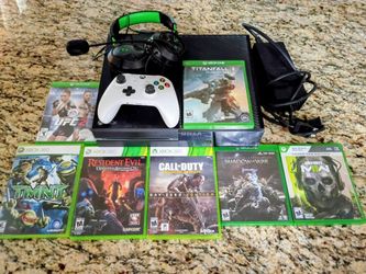 Xbox One system complete with games and headset