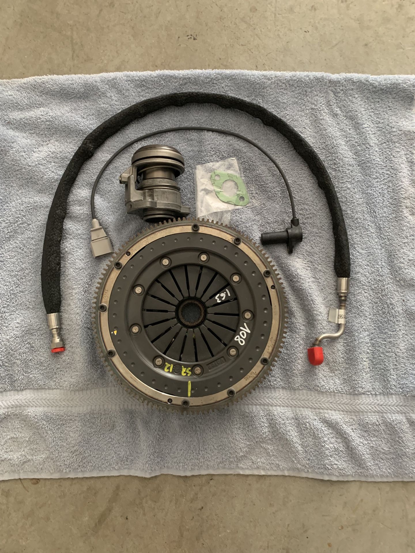 Lamborghini Gallardo 2007 E-Gear Clutch Kit, Throw out Bearing, Pipe and Transducer