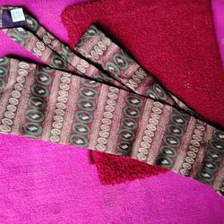 A Nice Dark Green, White , &  Light Pink