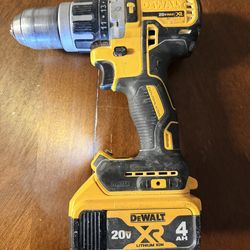 Dewalt drill w battery