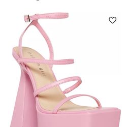 Pink Platform Heels Size 8.5