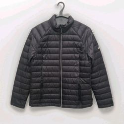 ASICS Women's Azure Down Puffer Jacket (2012A409) Size M, Black 